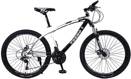 XYSQWZ Mountain Bike XYSQWZ Bici da Montagna 26 Pollici Bicicletta Hardtail in Acciaio Ad Alto Tenore di Carbonio con Sedile Regolabile A Sospensione Anteriore 21 velocità