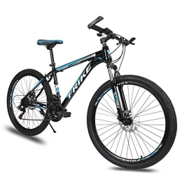 XYSQWZ Mountain Bike XYSQWZ Mountain Bike Donna 26 Freno a Doppio Disco Adulto Mountain Bike 26inch Acciaio al Carbonio Sospensione Equipaggiamento Completo 27speed