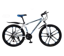 XYSQWZ Mountain Bike XYSQWZ Mountain Bike PVC Bicicletta E Tutti I Pedali in Alluminio Telaio Lega di Acciaio Ad Alto Tenore Carbonio Doppio Freno A Disco Ruote da 26 Pollici per Viaggi All'aperto