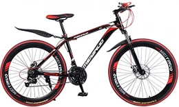 JIAWYJ Mountain Bike YANGHAO-Mountain bike per adulti- 26in in mountain bike a 27 velocità per adulto, lega leggera in lega di alluminio full frame, ruota anteriore sospensione per biciclette da uomo, freno a disco YDLZZX