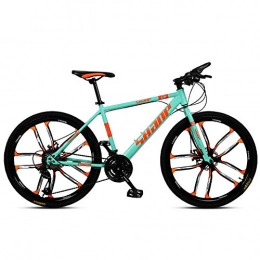 zhtt Mountain Bike ZHTT Mountain Bike, Mountain Bike da 24 Pollici, Mountain Bike Hardtail con Freno a Doppio Disco, Mountain Bike per Adulti da Donna in Acciaio ad Alto tenore di Carbonio per Tutti i Terreni