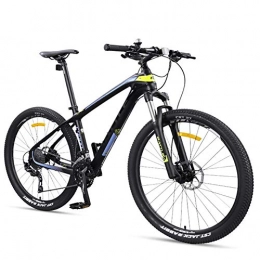 ZHTY Mountain Bike ZHTY Mountain Bike per Adulti da 27, 5 Pollici, Bici da Montagna con Telaio in Fibra di Carbonio Ultraleggera, Doppio Freno a Disco Uomo Donna Mountain Bike Hardtail Mountain Bike