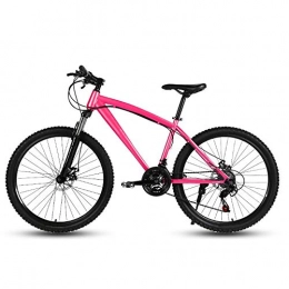 ZJBKX Mountain Bike ZJBKX 24 Pollici Mountain Bike, Velocità Variabile Doppio Freno A Disco Maschio e Femmina Velocità Variabile Studente Bicicletta 21 Velocità