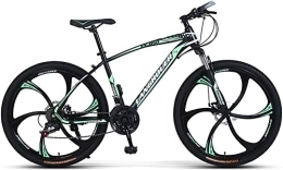 ZLYJ Bici ZLYJ Mountain Bike 26 Pollici, Biciclette Hardtail Con Telaio Acciaio Carbonio, Sospensione Anteriore Con Doppio Freno Disco Anteriore B, 26inch