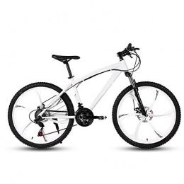 ZXL Mountain Bike ZXL Mountain Bike, Bicicletta per motoslitta da Spiaggia da 26 Pollici per Adulti, Biciclette a Doppio Freno a 21 / 24 / 27 velocità, Ruote in Lega di Alluminio, Uomo Donna per Uso Generale, 24 Speed