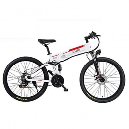 Oceanindw Bicicleta Bicicleta Eléctrica Plegable, Bicicleta Eléctrica de Trekking / Turismo con Batería de Iones de Litio de 48v 350w 12ah Aleación De Aluminio Ligera Bicicleta de Ciudad