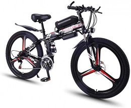 CCLLA Bicicleta de montaña eléctrica plegables CCLLA Marco de Acero Bicicleta eléctrica Plegable Bicicleta de montaña para Adultos 36v 13a 22mph 350w Faro automático Profesional 21 velocidades Bicicleta Plegable Adecuado para Viajes y activida