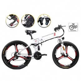 Jieer Bicicleta de montaña eléctrica plegables JIEER Bicicleta eléctrica plegable de montaña, E-Bike para adultos, 3 modos de conducción, motor 350 W, marco de aleación de magnesio ligero, plegable