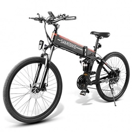 Lixada Bicicleta de montaña eléctrica plegables Lixada 26 Pulgadas Bicicleta Eléctrica Plegable, Motor 48V 500W, Bicicleta Eléctrica Asistida, Ciclomotor