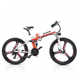 LP-LLL Bicicleta LP-LLL Bicicletas elctricas - Suspensin Doble de Bicicleta de montaña elctrica de 26 Pulgadas, 48V * 350W Bicicleta Plegable de 21 velocidades con Pantalla LCD Asistente de 5 Pedales