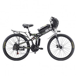 MSM Bicicleta MSM Plegable Litio-batería De Iones Ebike para Adultos Al Aire Libre Ciclismo, 500w 48v 20ah Bicicleta Electrica, Rueda De 26 Pulgadas 21 Velocidad Bicicletas Electricas Negro 500w 48v 20ah