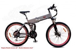 RodArs Bicicleta de montaña eléctrica plegables Velo VTT Pliant electrique Elektrofahrra Folding Mountain eBike Pedelec Raptor 25km / h Range 50-70km