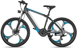 RDJM Bicicleta Bici electrica, Suspensión de bicicletas de montaña eléctrica 400W 26 '' Fat Tire bicicletas de montaña eléctrica E-Bici completa for adultos, 27 Shifter velocidad de aleación de aluminio de bicicleta