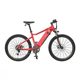 GASLIKE Bicicletas de montaña eléctrica Bicicleta de montaña eléctrica de 26 pulgadas para adultos con batería de iones de litio de 48V 10Ah / motor de 250W DC, sistema de velocidad variable Shimano 7S, marco de aleación de aluminio, Rojo