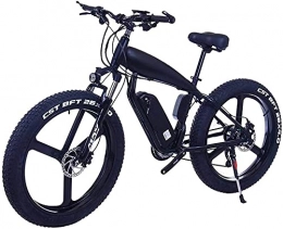 CASTOR Bicicleta Bicicleta electrica Bici de montaña eléctrica de 26 pulgadas 4.0 Neumático de la nieve Bicicleta de nieve Strong Power 48V 10Ah Batería de litio Batería de litio Bicicleta de la playa Doble disco de l