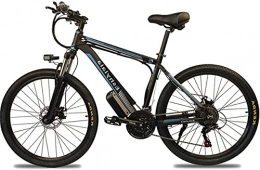 CASTOR Bicicleta Bicicleta electrica Bicicleta eléctrica de 350W 26 "Bicicleta eléctrica de adultos / bicicleta eléctrica de la montaña, bicicleta con batería extraíble 10 / 15Ah, 37 engranajes de velocidad (azul) (Ta