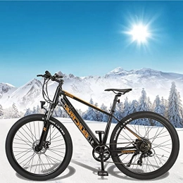 CM67 Bicicletas de montaña eléctrica Bicicleta Eléctrica de Montaña Batería Litio 36V 10Ah Mountain Bike de 27, 5 Pulgadas E-Bike Engranaje De 7 Velocidad De Shimano Hombres Mujeres con Instrumento LCD Central & Autonomía Buena