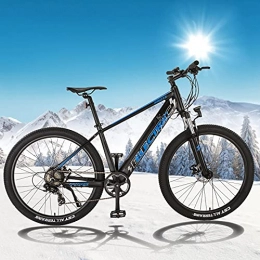CM67 Bicicletas de montaña eléctrica Bicicleta Eléctrica de Montaña de 27, 5" 250 W Motor Bicicleta Eléctrica con Batería de Litio de 10Ah Bicicleta eléctrica Inteligente Engranaje De 7 Velocidad De Shimano Amigo Fiable para Explorar