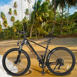 CM67 Bicicleta Bicicleta Eléctrica de Montaña de 27, 5" Batería Litio 36V 10Ah Mountain Bike de 27, 5 Pulgadas Bicicleta eléctrica Inteligente Engranaje De 7 Velocidad De Shimano Amigo Fiable para Explorar