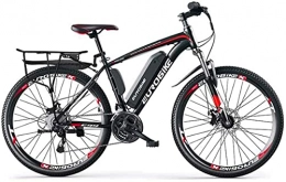 CCLLA Bicicletas de montaña eléctrica CCLLA Bicicleta de montaña eléctrica para Adultos de 26 Pulgadas, batería de Litio de 36 V, Bicicleta eléctrica Todo Terreno de Acero con Alto Contenido de Carbono de 27 velocidades (Color: A, Tam