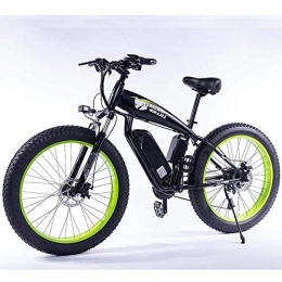 CXY-JOEL Bicicleta CXY-JOEL Bicicleta Elctrica 350W Fat Tire Bicicleta Elctrica Beach Cruiser Ligero Plegable 48V 15Ah Batera de Litio, 48V10Ah350W Verde