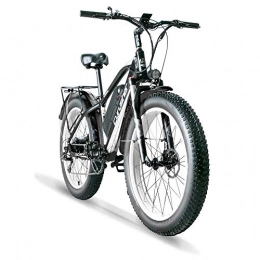 Extrbici Bicicleta Extrbici Bicicleta Eléctrica 48v 1000w 26 Pulgadas Fat Tire Adulto Bicicleta Eléctrica de Montaña XF650 (XF650 1000W 13A 21S Blanco)