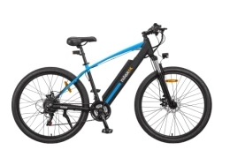 Nilox Bicicletas de montaña eléctrica Nilox E-Bike X6 SE, Mountain-Bike eléctrica, Autonomía de 90 km, Frenos de disco Tektro, Cambio Shimano de 21 velocidades, Ruedas de 27, 5” x 2, 10”, Batería extraíble de 36 V 13 Ah