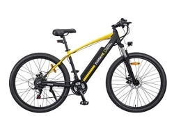 Nilox Bicicletas de montaña eléctrica Nilox X6 National Geographic Bicicleta de montaña, Adultos Unisex, Negro y Amarillo, M