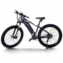 YOUSR Bicicletas de montaña eléctrica YOUSR Bicicleta Elctrica, Batera De Litio 36V Batera De Coche De Neumtico De Grasa De Montaa Se Puede Extraer Negro 26 Pulgadas