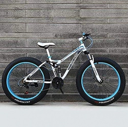 CXY-JOEL Bicicleta CXY-JOEL Fat Tire Mountain Bike para Adultos Marco de Acero con Alto Contenido de Carbono Hardtail Marco de Doble Suspensin Doble Freno de Disco 4.0 Pulgadas Tire-A_26 Pulgadas 24 Velocidad