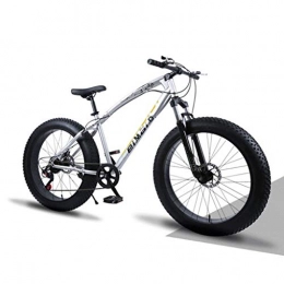 JXJ Bicicletas de montaña Fat Tires JXJ 26 Pulgadas Bicicleta Montaña de Alta Velocidad de Acero Al Carbono 7 / 21 / 24 / 27 Velocidades Bikes MTB para Hombre, Mujer