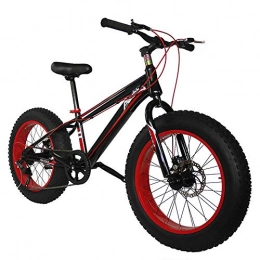 XWDQ Bicicletas de montaña Fat Tires XWDQ 4.0 Súper Ancho Neumático De Motos De Nieve Velocidad De La Carretera Todo Terreno ATV 20 Pulgadas Disco Frenos Estudiante De Bicicleta De Montaña