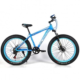 YOUSR Bicicleta YOUSR Mountain Bikes Fat Bike Bicicleta para Hombre Ligera para Hombres y Mujeres Blue 26 Inch 24 Speed