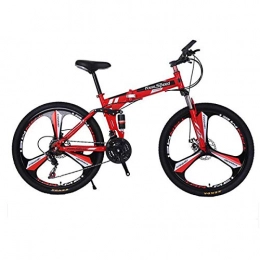 Dapang Bicicletas de montaña plegables Dapang Bicicleta de montaña de 26"- Cuadro de Aluminio de 17" con Frenos de Disco - Selección, 3, 27speed