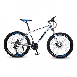 Yuxiaoo Bicicletas de montaña Bicicleta, Bicicleta de montaña con 27 velocidades | Bicicleta todoterreno, con asiento ajustable y cuadro de acero con alto contenido de carbono, para adultos y adolescentes, fácil de instalar