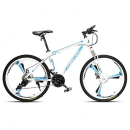 Chengke Yipin Bicicletas de montaña Bicicleta de bicicleta de montaña Bicicleta de velocidad variable para adultos 26 pulgadas Una rueda Marco de aluminio Estudiante joven amortiguador bicicleta de montaña-Azul_27 velocidades