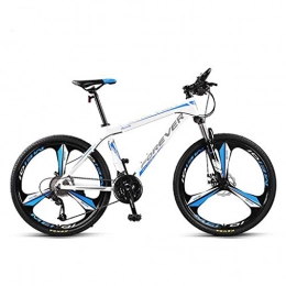 Dsrgwe Bicicleta Bicicleta de Montaa, Bicicleta de montaña, bicicletas marco de aluminio de aleacin, doble freno de disco delantero y de bloqueo Tenedor, de 26 pulgadas de ruedas, velocidad 27 ( Color : White )