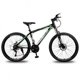 Dsrgwe Bicicleta Bicicleta de Montaa, Bicicleta de montaña, marco de aluminio de aleacin de bicicletas de montaña, doble disco de freno y suspensin delantera, de 26 pulgadas de ruedas, velocidad 21 ( Color : D )