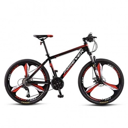 Dsrgwe Bicicleta Bicicleta de Montaña, Bicicleta de montaña, bicicletas marco de aluminio de aleación, doble freno de disco delantero y de bloqueo Tenedor, de 26 pulgadas de ruedas, velocidad 27 ( Color : Black )