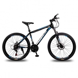 Dsrgwe Bicicleta Bicicleta de Montaña, Bicicleta de montaña, marco de aluminio de aleación de bicicletas de montaña, doble disco de freno y suspensión delantera, de 26 pulgadas de ruedas, velocidad 21 ( Color : C )