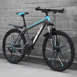 DKZK Bicicletas de montaña Bicicleta De MontañA, Bicicleta De MontañA para Hombre De 24 / 26 Pulgadas, Bicicleta De Freno De Disco De Ciudad / Carretera con Cola Dura De Acero Al Carbono