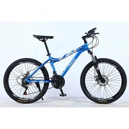 ZHTY Bicicletas de montaña Bicicleta de montaña de 24 pulgadas y 27 velocidades para adultos, cuadro completo de aleación de aluminio liviano, suspensión delantera de la rueda Bicicleta de mujer para adultos, todoterreno, para