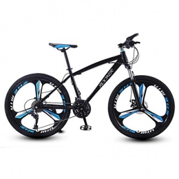 Dsrgwe Bicicleta Bicicleta de Montaña, De 26 pulgadas de bicicletas de montaña, Marco de acero al carbono Rígidas montaña de la bicicleta, doble disco de freno y suspensión delantera ( Color : A , Size : 21-speed )
