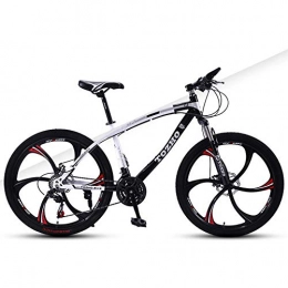 Relaxbx Bicicleta Bicicleta de montaña Infantil de Acero de Alto Carbono de 24 Pulgadas Bicicleta de Freno Doble de 24 velocidades Suspensin Delantera de Bicicleta MTB, Rojo