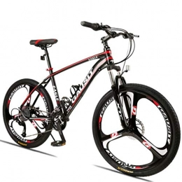 WYLZLIY-Home Bicicleta Bicicleta de montaña Mountainbike Bicicleta 26 pulgadas de bicicletas de montaña de 27 / 30 plazos de envío ligero de aleación de aluminio marco Suspensión delantera Freno de disco - Negro / Rojo Bicicl