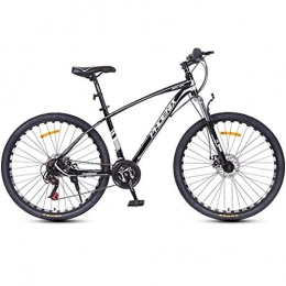 WYLZLIY-Home Bicicletas de montaña Bicicleta de montaña Mountainbike Bicicleta Bicicleta de montaña / Bicicletas, marco de acero al carbono, suspensión delantera y doble freno de disco, de 26 pulgadas / 27 pulgadas ruedas, velocidad 24