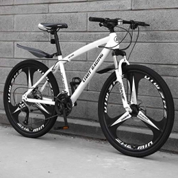 WYLZLIY-Home Bicicletas de montaña Bicicleta de montaña Mountainbike Bicicleta Bicicleta de montaña, hardtail Bicicletas de montaña, Marco de acero al carbono, doble freno de disco delantero y de bloqueo Tenedor, de la rueda de 26 pulg