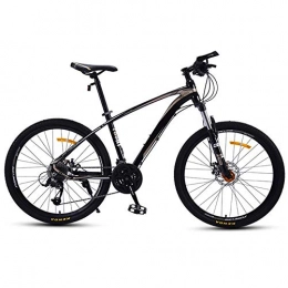 Relaxbx Bicicletas de montaña Bicicleta de montaña para Adultos Cuadro de aleacin de Aluminio Ligero de 30 velocidades Horquilla de suspensin de Doble Disco Freno Rueda de 27.5 Pulgadas Negro + Gris