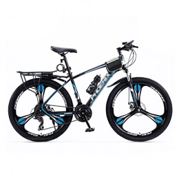 T-Day Bicicletas de montaña Bicicleta Montaña 27.5 En Bicicleta De Montaña De Acero Al Carbono Adecuado Para Adultos Para Mujer Para Mujer 24 Velocidades Con Freno De Disco Dual Para Un Sendero, Sendero(Size:27 Speed, Color:Azul)