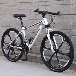 MSM Bicicleta Bicicleta Plegable Para Adultos Hombres Mujeres, 21-24-27-30 Velocidad Variable Porttil Al Aire Libre Bicicleta De Montaa City Urban Commuters Para Adolescentes Adultos Negro / blanco 24", 24 Velocidad